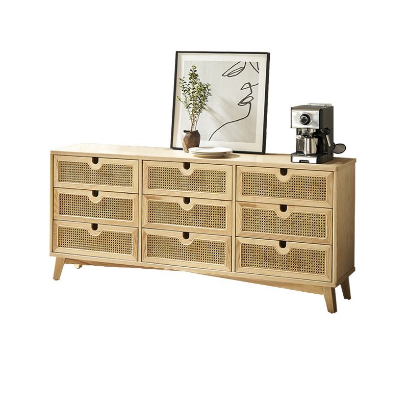 Modern Natural Accent Chest with Drawers and Solid Wood Straight Legs Clearhalo 'Cabinets & Chests' 'cabinets_chests' 'furn' 'furn_cabinets_chests' 'Furniture' 'Living Room Furniture' 1200x1200_5eaf5e27-8c63-4e39-bd30-2bfcea9615e7