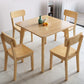 Square 4 Legs Industrial Dining Table Wood Color Fixed Table of Solid Wood Clearhalo ' dining_table' 'Dining Tables & Seating' 'Dining Tables' 'furn' 'furn_dining_table' 'Furniture' 'furniture_dining_table' 'Kitchen & Dining Furniture' 'kitchen&dining_furn' 'kitchen' 'kitchen_dining_table' 1200x1200_5eb0c584-5e37-4823-8eba-3b976049dae6