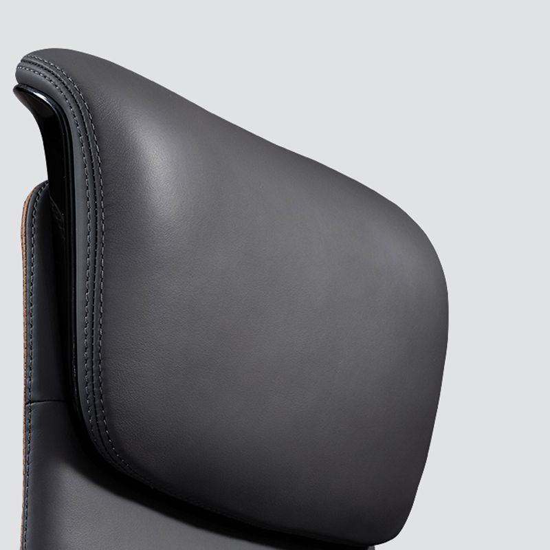 Moderner Bürostuhl Leder Neigungsmechanismus ohne belastende ergonomische Stuhl mit Rädern