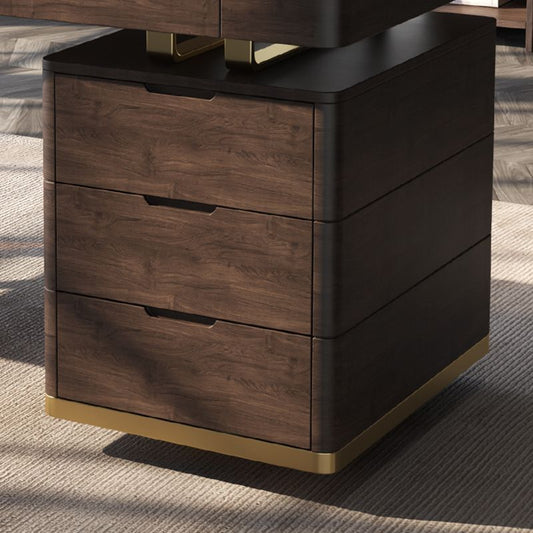 Bureau de bureau de style contemporain Bureau de forme rectangulaire Bureau de tâche avec 6 tiroirs