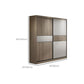 Freestanding Solid Wood Wardrobe Armoire Contemporary Wardrobe with Drawer
