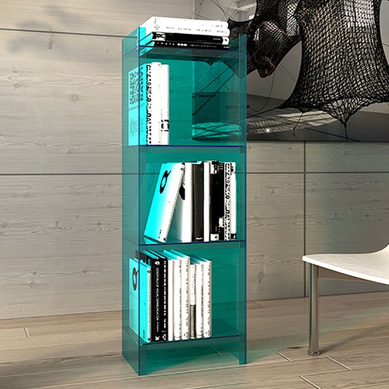 Acrylic Bookshelf Scandinavian Style Closed Back Bookcase for Home Office Study Room Clearhalo 'Bookcases' 'furn' 'furn_bookcases' 'Furniture' 'furniture_bookcases' 'Office Furniture' 1200x1200_5eb4f83c-7867-4379-a3d8-b705e870531e