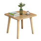 Tabla de extremo cuadrada contemporánea 4 Piernas Mesa lateral de madera maciza, 16.5 "de alto