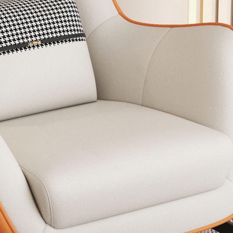 Mid-Century Modern Accent Chair Cushion Back Basic Four Legs Arms Included Armchair Clearhalo 'Accent Chairs' 'accent_chairs' 'Chairs & Seating' 'furn' 'furn_accent_chairs' 'Furniture' 'Living Room Furniture' 1200x1200_5eb7851c-8e61-4dac-8027-baddd07b59b5
