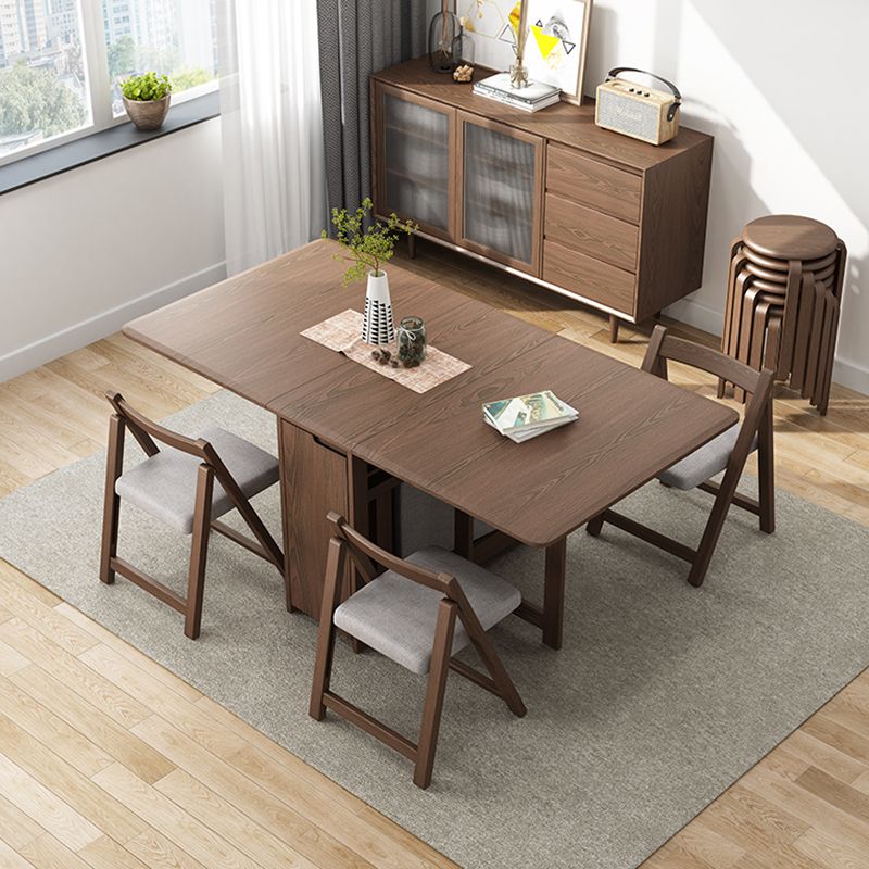 Modern Wood Dining Room Chair Armless Folding Side Chair for Home Use Clearhalo 'Dining Chairs' 'Dining Tables & Seating' 'dining_chair' 'furn' 'furn_dining_chair' 'Furniture' 'Kitchen & Dining Furniture' 1200x1200_5eba540f-a3ca-452c-a5a4-d9161ed15798
