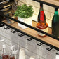 Iron Wine Rack Modern Style Wall Mounted Wine Holder Rack with Shelf Clearhalo 'furn' 'furn_wine_racks' 'Furniture' 'Kitchen & Dining Furniture' 'Wine Racks' 'wine_racks' 1200x1200_5ebaf576-1be3-424d-9bea-0683ff201f94