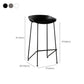 Tabouret de bar en plastique sans accoudoirs, hauteur de comptoir, tabouret moderne d'intérieur pour salon