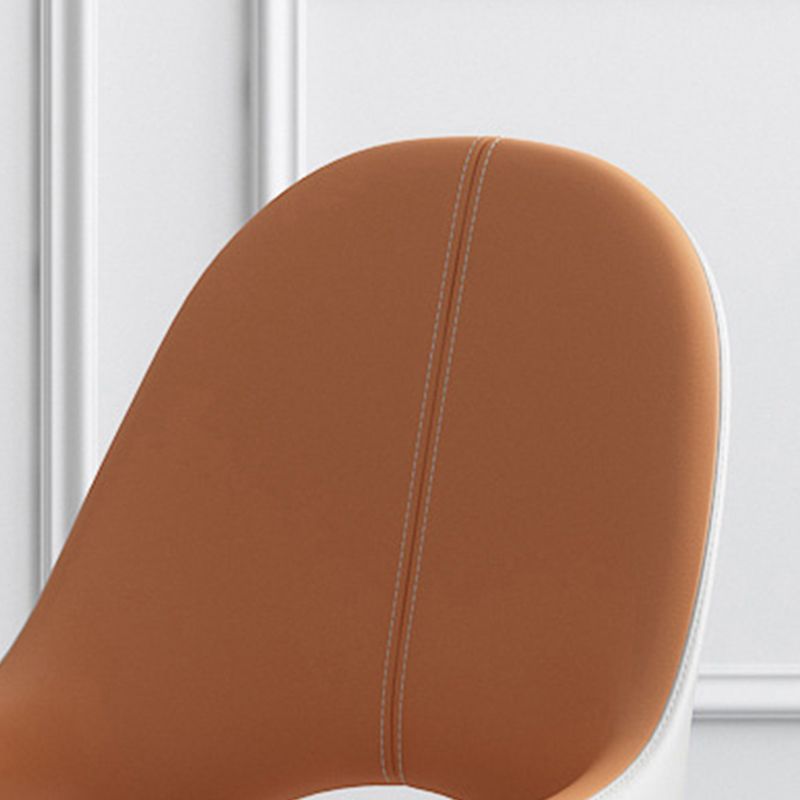 Scandinavian Open Back Dining Chairs Upholstered Arm Side Chair