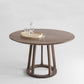 Simplicity Home Solid Wood Dining Table Round Shape Dining Table with Pedestal Base Clearhalo ' dining_table' 'Dining Tables & Seating' 'Dining Tables' 'furn' 'furn_dining_table' 'Furniture' 'furniture_dining_table' 'Kitchen & Dining Furniture' 'kitchen&dining_furn' 'kitchen' 'kitchen_dining_table' 1200x1200_5ebe77fe-1e3f-46c5-97af-64d18acefcc1