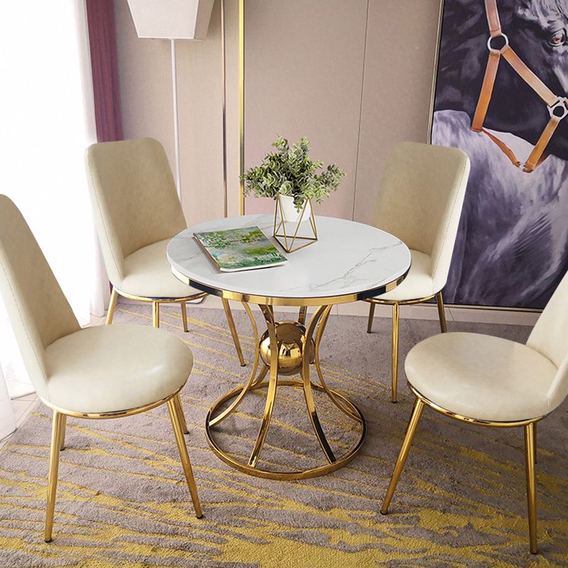 Round Table Dinette Table Traditional Luxury Dinner Room Table for Indoor Clearhalo ' dining_table' 'Dining Tables & Seating' 'Dining Tables' 'furn' 'furn_dining_table' 'Furniture' 'furniture_dining_table' 'Kitchen & Dining Furniture' 'kitchen&dining_furn' 'kitchen' 'kitchen_dining_table' 1200x1200_5ebffac4-2bcc-447f-9795-bfa896f9f68d