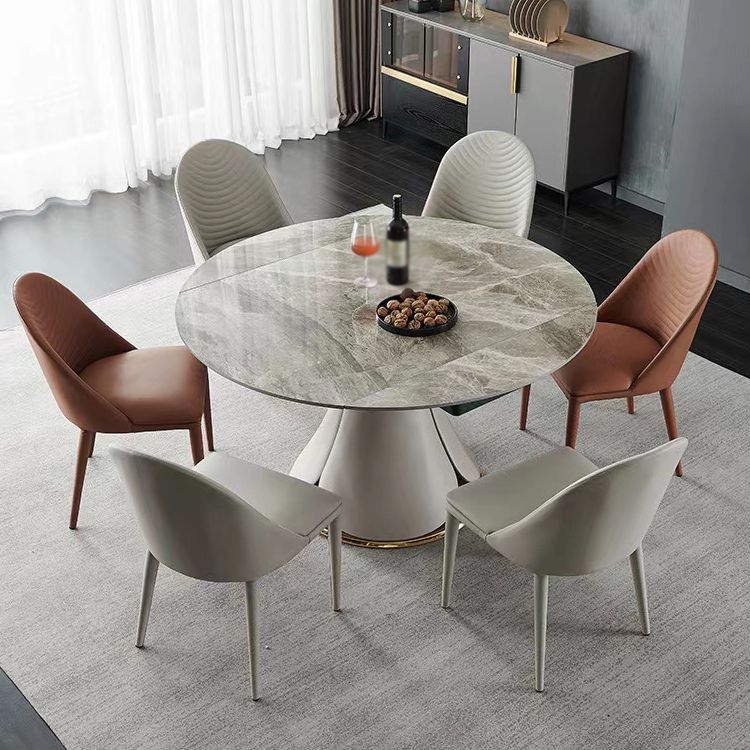 Contemporary Style Metal Dining Chair Parsons Armless Dining Side Chairs for Kitchen Clearhalo ' kitchen&dining_furn' 'Dining Chairs' 'Dining Tables & Seating' 'dining_chair' 'furn' 'furn_dining_chair' 'Furniture' 'furniture_dining_chair' 'Kitchen & Dining Furniture' 'kitchen' 1200x1200_5ec0509d-7ab9-4bd4-acad-696f239a9659