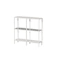 Modern Bookcase Metal Open Back Etagere Bookshelf for Home Office