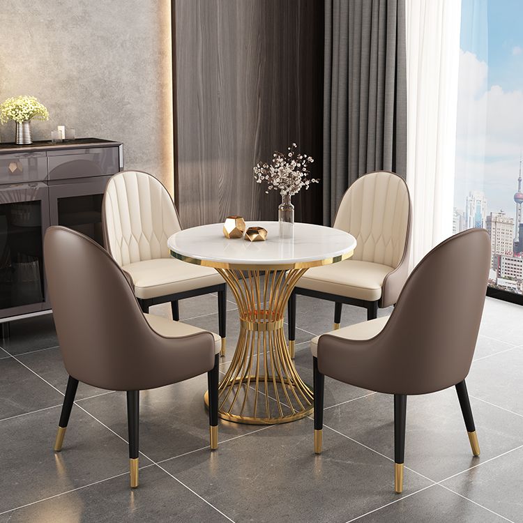 Moderne stijl stenen dinerset rond 1/2/3/5 stukken dinerset voor thuisgebruik