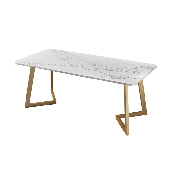 Scandinavian Standard Sintered Stone Top Dining Room Set of Rectangle Shape for Kitchen Table Set Clearhalo 'Dining Room Sets' 'Dining Tables & Seating' 'dining_room_set' 'furn' 'furn_dining_room_set' 'Furniture' 'furniture_dining_room_set' 'Kitchen & Dining Furniture' 'kitchen&dining_furn' 'kitchen' 1200x1200_5ec37e1c-db7d-436a-a7b4-c6b1c7df0e43