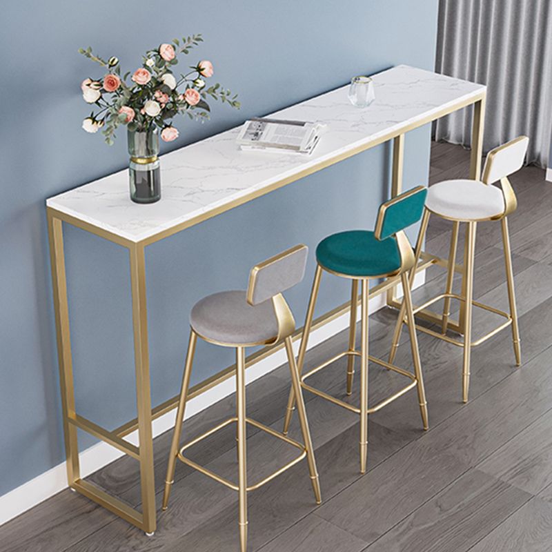 Glam Rechthoek Stenen Teller Tafel 1/4 Pieces Bars Tafel ingesteld voor Cafe