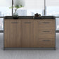 Nordic Lateral Filing Cabinet Wooden Frame Storage Filing Cabinet Clearhalo 'Filing Cabinets' 'filling_cabinets' 'furn' 'furn_filling_cabinets' 'Furniture' 'Office Furniture' 1200x1200_5ec47d8a-36df-4445-a0e7-7dd7f4e6ac36