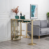 Set da tavolo da bar moderno 1/3 pezzi Funta bancone in marmo set per sala da pranzo