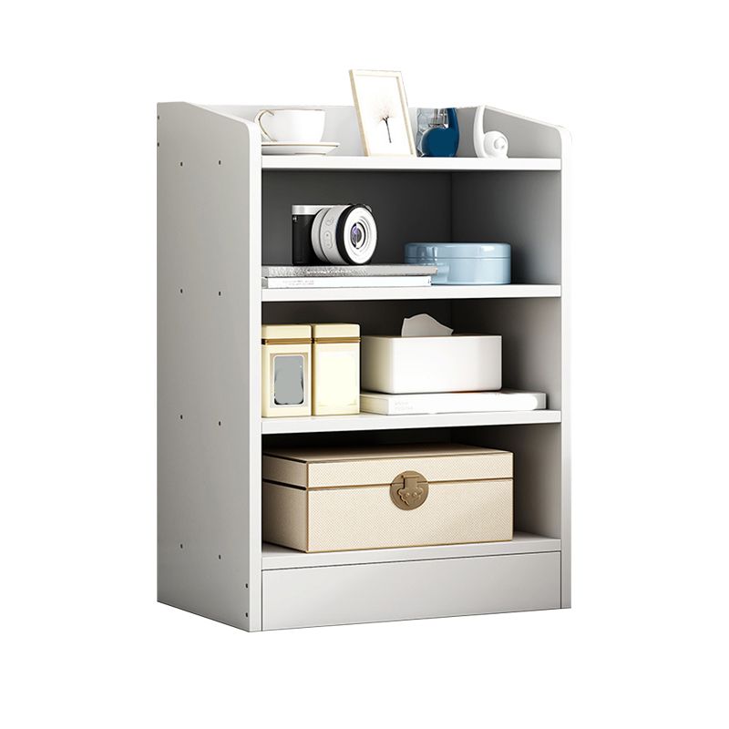 ベッドルームのための現代の木製ベッドサイドキャビネットローワーシェルフナイトテーブル