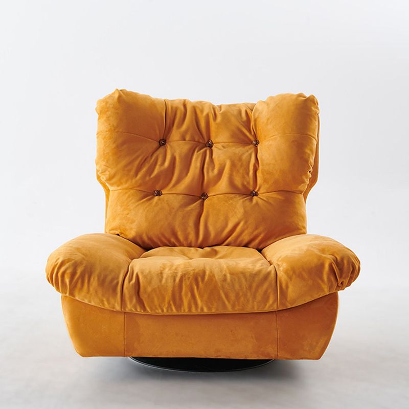 Contemporary Leather Solid Color Swivel Base Wing Chair Recliner Clearhalo 'Chairs & Seating' 'furn' 'furn_recliners' 'Furniture' 'Living Room Furniture' 'Recliners' 1200x1200_5ec7b310-bd21-403d-86fb-e31a8687e342