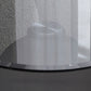 Contemporary Glass Round Top Side Table Metal Pedestal End Table Clearhalo 'Coffee & Accent Tables' 'End & Side Tables' 'end_side_tables' 'furn' 'furn_end_side_tables' 'Furniture' 'Living Room Furniture' 1200x1200_5ec85e00-cb3f-4e6e-81ce-4be44e660def