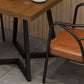 Industrial Metal Dining Table Furniture 1/2/3/5 Pieces Home Table and Chair Set Clearhalo 'Dining Room Sets' 'Dining Tables & Seating' 'dining_room_set' 'furn' 'furn_dining_room_set' 'Furniture' 'Kitchen & Dining Furniture' 1200x1200_5ec894f9-cf1f-4482-9f94-8f47dde11382