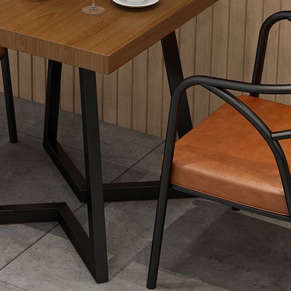 Industrial Metal Dining Table Furniture 1/2/3/5 Pieces Home Table and Chair Set Clearhalo 'Dining Room Sets' 'Dining Tables & Seating' 'dining_room_set' 'furn' 'furn_dining_room_set' 'Furniture' 'Kitchen & Dining Furniture' 1200x1200_5ec894f9-cf1f-4482-9f94-8f47dde11382