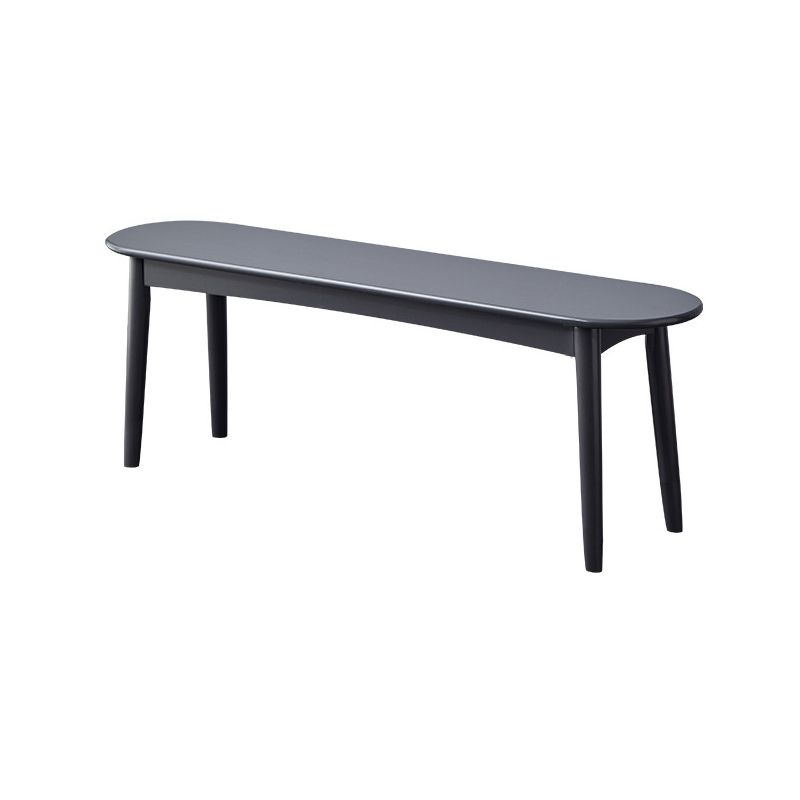 Moderne moderne bank 17,72 inch H dennenbank met rechte benen