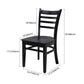 Traditional Wood Dining Side Chair 16.5'' Wide Ladder Back Chair for Home Use Clearhalo ' kitchen&dining_furn' 'Dining Chairs' 'Dining Tables & Seating' 'dining_chair' 'furn' 'furn_dining_chair' 'Furniture' 'furniture_dining_chair' 'Kitchen & Dining Furniture' 'kitchen' 1200x1200_5ecbd229-8b6f-4bc8-b113-d0740c0d6003