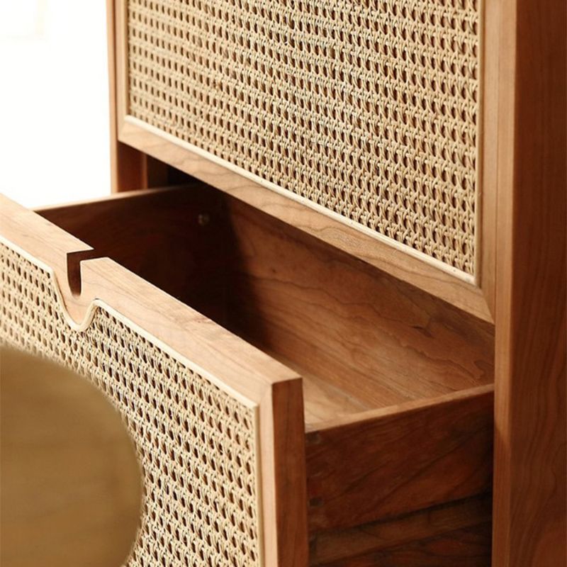 Contemporary Chest Rectangle Wicker&Rattan with Drawer Accent Chest Clearhalo 'Cabinets & Chests' 'cabinets_chests' 'furn' 'furn_cabinets_chests' 'Furniture' 'Living Room Furniture' 1200x1200_5ecd6a53-ab06-422b-a4d1-b91b49f8087d