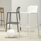 Contemporary PP Bar and Counter Stool Low Back Stool with 4 Legs Clearhalo 'Bar Furniture' 'Bar Stools' 'bar_stools' 'furn' 'furn_bar_stools' 'Furniture' 'furniture_bar_stools' 'Kitchen & Dining Furniture' 1200x1200_5eceda35-044e-4a84-b8ba-1174b5447610