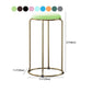 Scandinavian Stackable Armless Bar Stools Round Seat Backless Barstool