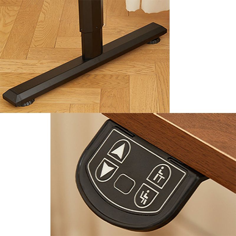 Contemporary Adjustable Height Computer Desk T-Shape Base Standing Desk Clearhalo 'furn' 'furn_office_desk' 'Furniture' 'Office Desks' 'Office Furniture' 'office_desk' 1200x1200_5ed04ade-f419-47aa-b055-6b5bd3331816