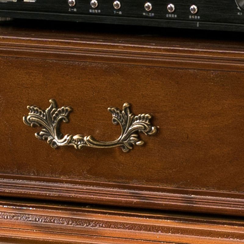 Traditional Glass Doors Curio Cabinet Birch Storage Cabinet for Home Clearhalo 'Display & China Cabinets' 'display_china_cabinets' 'furn' 'furn_display_china_cabinets' 'Furniture' 'Kitchen & Dining Furniture' 1200x1200_5ed3a320-f611-491f-b1f6-2f9cfc0b9e05