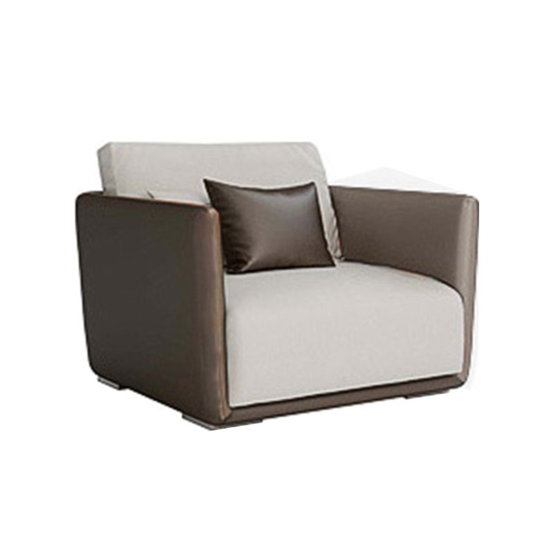 Modern Style Solid Wood Base Latex/sponge Cushion Rectangular Sofa Clearhalo 'furn' 'furn_sofas' 'Furniture' 'furniture_sofas' 'kitchen' 'kitchen_sofas' 'Living Room Furniture' 'Sofa' 'sofas' 1200x1200_5ed3bc4d-6055-4e77-a573-41260f37d9bb