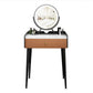 Vanity contemporaneo con cassetto Specchio a specchio in legno a letto Bedroommakeup Vanity Set
