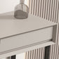 Tablas modernas de tocador de tocador gris/beige