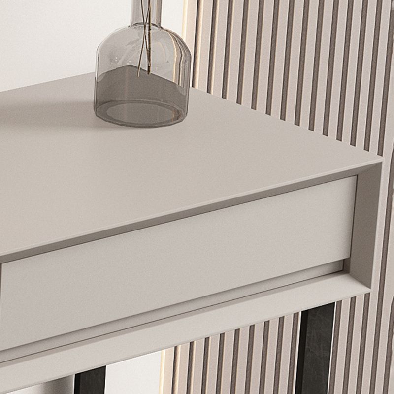 Moderne Grau-/Beige -Waschtische Holz und Metall -Waschtisch -Make -up -Tisch Set