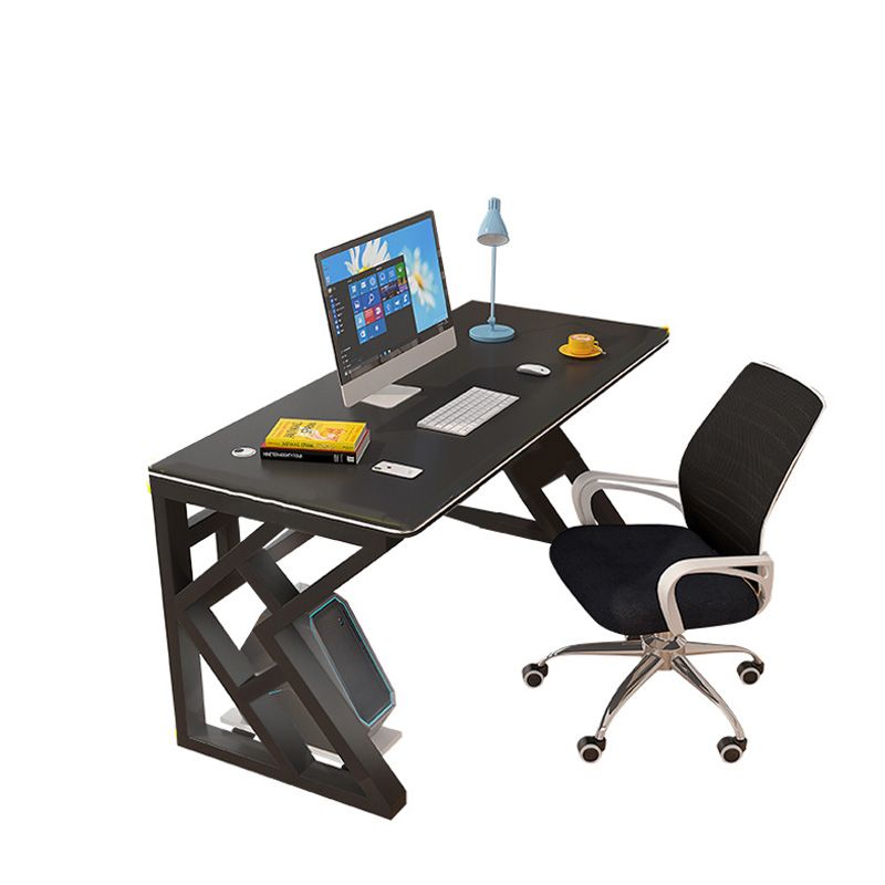 Bureau de bureau industriel du bureau rectangulaire avec des jambes en métal