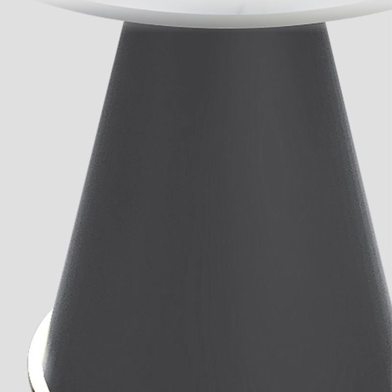 Modern Style Single Leg Base Solid Color Round Top Slate Coffee Table Clearhalo 'Coffee & Accent Tables' 'Coffee Tables' 'coffee_tables' 'furn' 'furn_coffee_tables' 'Furniture' 'furniture_coffee_tables' 'Living Room Furniture' 1200x1200_5ed8c130-e9b8-4c1a-b771-952e8092a7e9