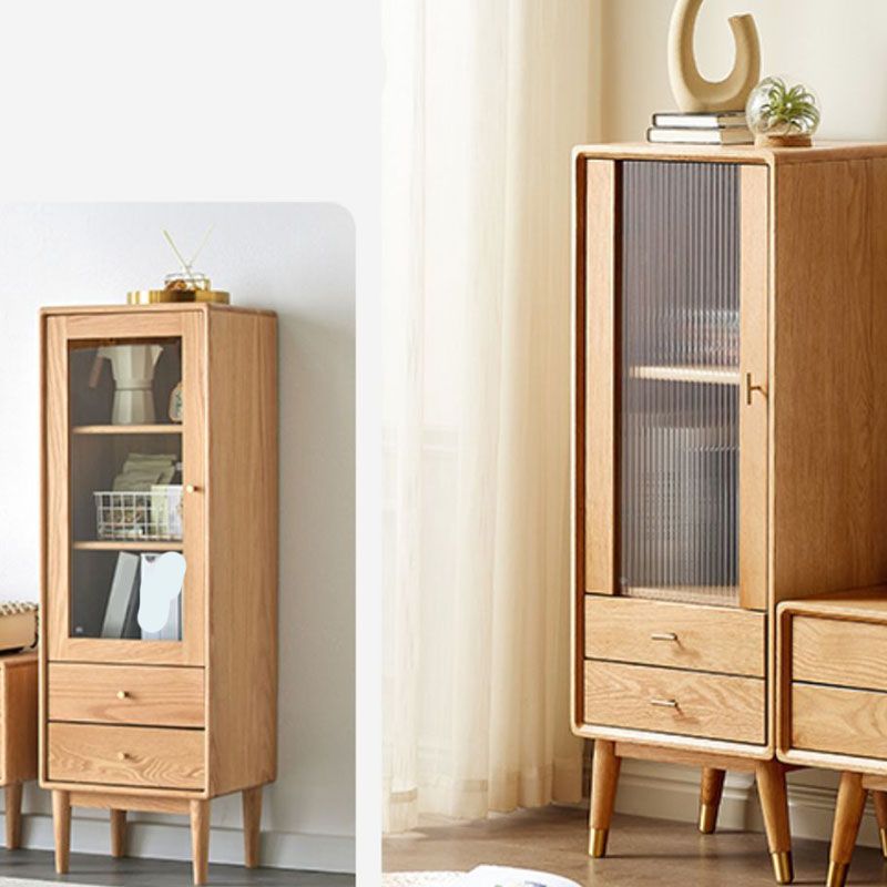 Wood 1 - Drawer Contemporary Accent Cabinet Contemporary with Straight Legs Clearhalo 'Cabinets & Chests' 'cabinets_chests' 'furn' 'furn_cabinets_chests' 'Furniture' 'Living Room Furniture' 1200x1200_5edb7aed-861e-4f0b-98a2-b377f30e9a3a