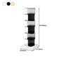 Geometric Metal Storage Bookcase Modern Home Office Bookshelf