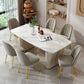 Nordic 1/2/5/6/7 Pieces Dining Set Rectangle Table and Leather Chairs Dinette Set Clearhalo 'Dining Room Sets' 'Dining Tables & Seating' 'dining_room_set' 'furn' 'furn_dining_room_set' 'Furniture' 'furniture_dining_room_set' 'Kitchen & Dining Furniture' 'kitchen&dining_furn' 'kitchen' 1200x1200_5edf9fcf-0945-4ee3-bc2a-3abd3241646c