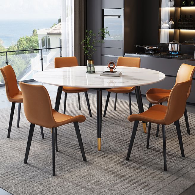 Tavolo da pranzo rotondo allungabile Tavolo da pranzo moderno in pietra