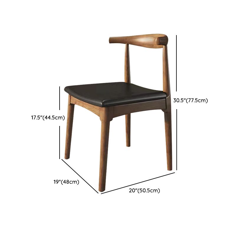 Industrial Dark Brown Dining Set 1/2/5/7 Pieces Solid Wood Dinette Set for Home