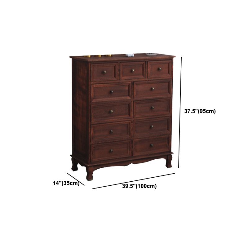 Traditional Style Storage Chest Bedroom Solid Wood Storage Chest Dresser with Drawers Clearhalo 'Bedroom Furniture' 'Dressers & Chests' 'dressers_chests' 'furn' 'furn_dressers_chests' 'Furniture' 1200x1200_5ee308f0-7460-44d5-9ffe-425287002978