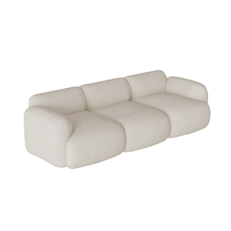 Stoff gerollt Armsofa zeitgenössischer Standard -Sofa für Wohnzimmer