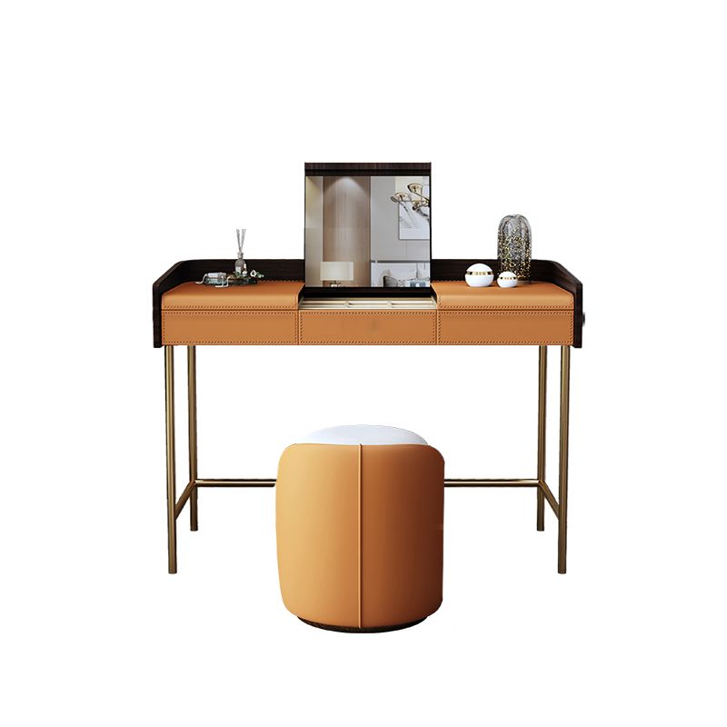 Glam da 17,72 "vanità per trucco in legno con 2 cassetti per la camera da letto