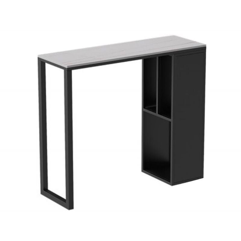 Rectangle Stone Top Counter Table Industrial 42-inch Height Table for Indoor Clearhalo 'Bar Furniture' 'Bar Tables' 'bar_tables' 'furn' 'furn_bar_tables' 'Furniture' 'furniture_bar_tables' 'Kitchen & Dining Furniture' 1200x1200_5ee51137-0ef8-4ed8-92e9-7939c88b44eb