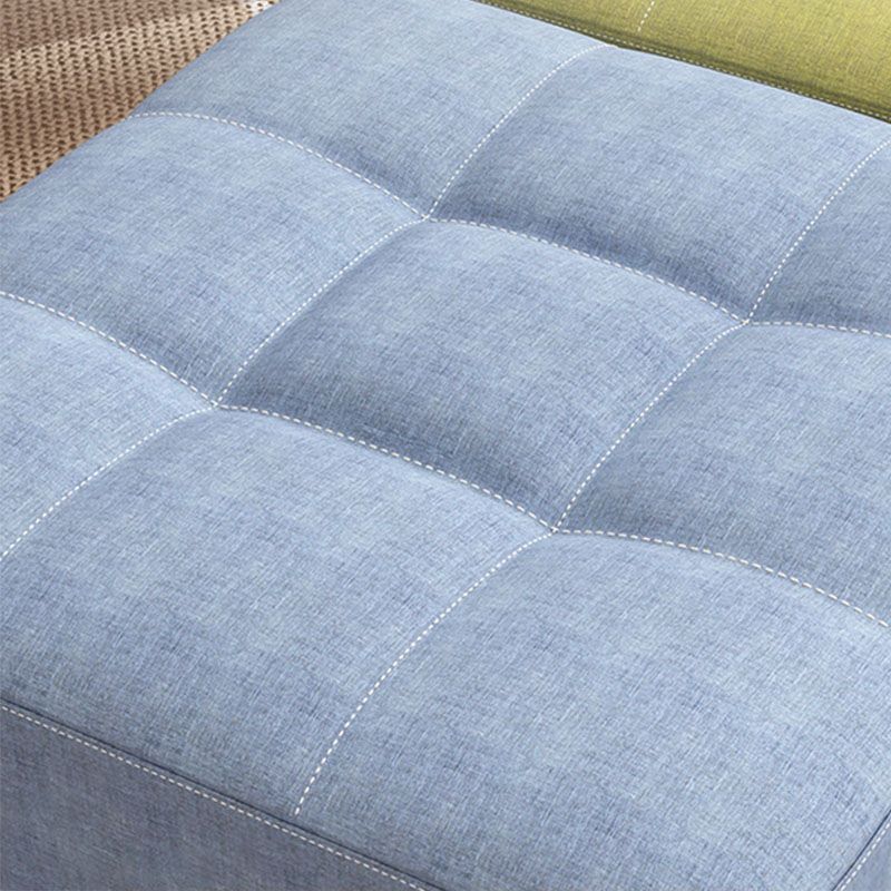 モダニズムオットマンベルベット布張りフェード抵抗性の広場オットマン