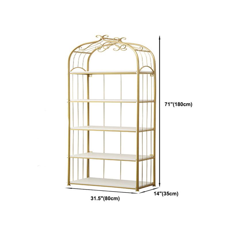 Metal Bookshelf Modern Etagere Bookcase Storage and Display Shelves Clearhalo 'Bookcases' 'furn' 'furn_bookcases' 'Furniture' 'Office Furniture' 1200x1200_5eeb257e-7138-4e24-857d-fa25972e5aa2